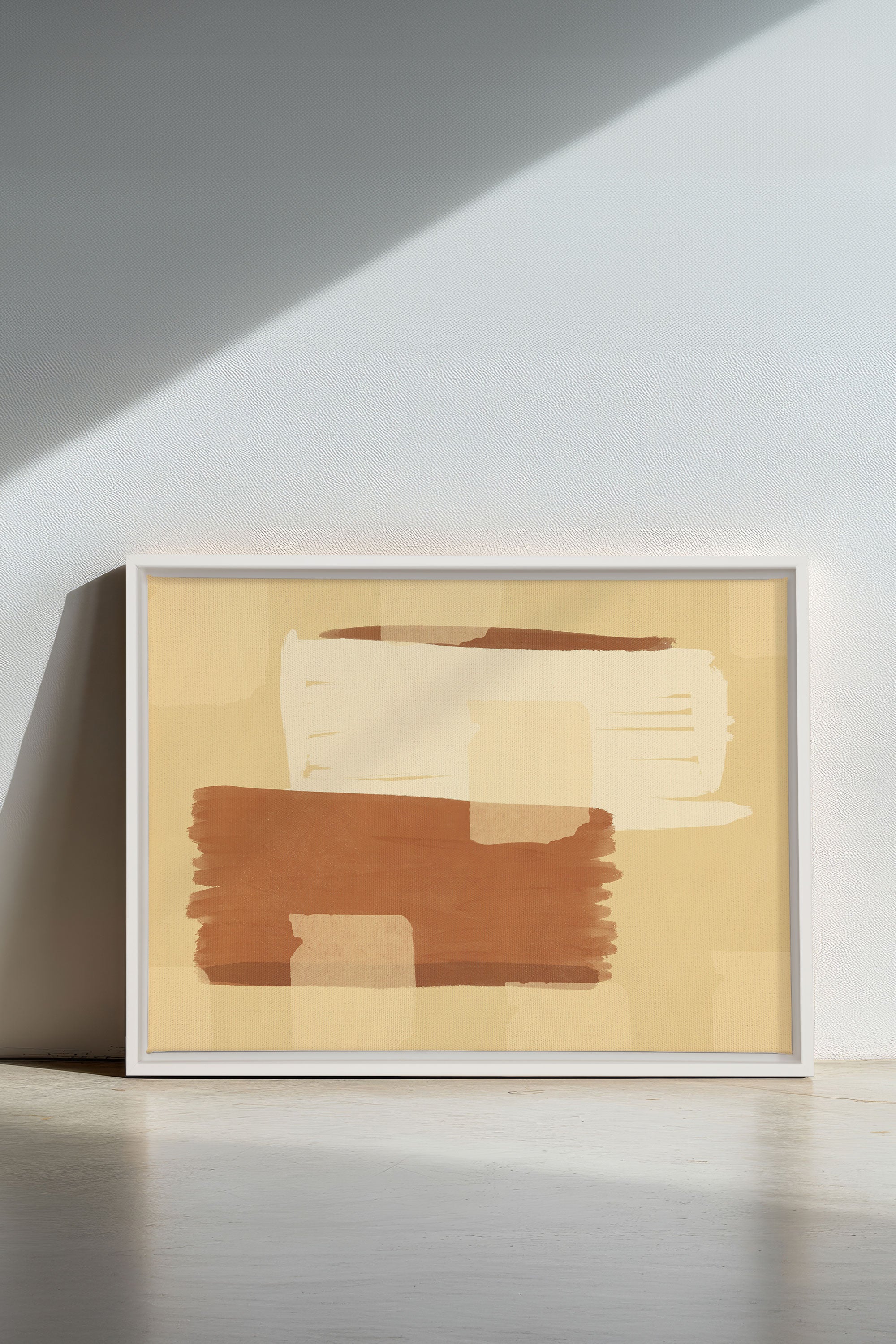 TOILE DU DÉSERT, Oeuvre sur toile étirée