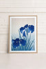 IRIS FLOWERS, Oeuvre sur toile étirée