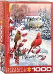 Eurographics - Cardinal Pair by Macneil (1000pc Puzzle)