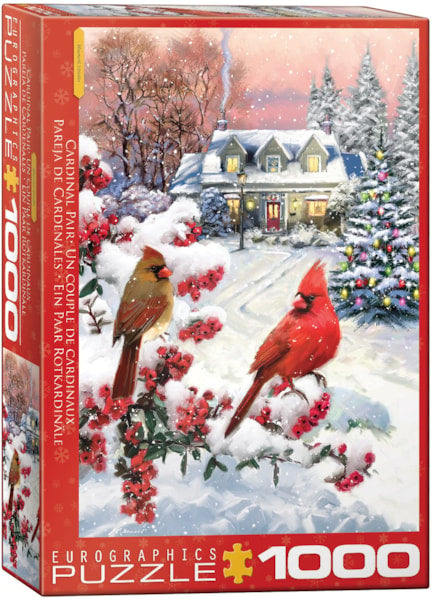 Eurographics - Cardinal Pair by Macneil (1000pc Puzzle)