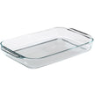 PYREX 6001040 Bakeware 4.8 Quart Oblong Baking Dish, Clear