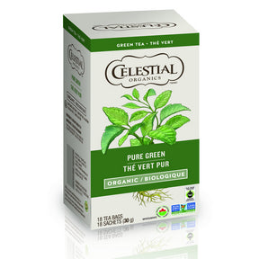 Celestial Tea - Organics Pure Green Tea (18bg)