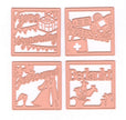 Joy! Crafts - Cut-Emboss-Deboss Die -Text Squares