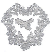 Joy! Crafts Die -Heart Shape of Holly Berries