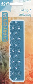 Joy Crafts Cut & Emboss Die - Border With Carving & Flowers