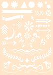 Joy! Craft Mask - Journaling Stencil #4