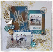 Joy! Crafts Die - Flowers with foldline