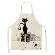 European and American cartoon cute cat apron