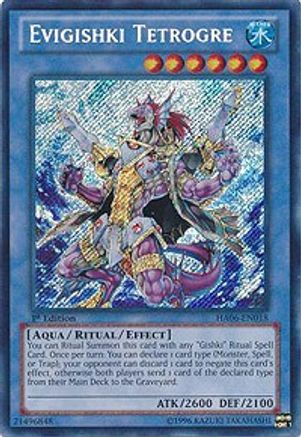 Evigishki Tetrogre (HA06-EN018) - Hidden Arsenal 6: Omega Xyz Unlimited