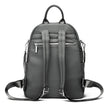 Large Capacity Soft Leather Student Backpack Trendy Travel Bag