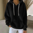 Womens Sweatshirt Elegant Commuting Style Pullover with Lace-Up Design