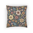Vintage Floral Tapestry Woven Pillow | Floral Throw Pillow