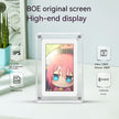 5-inch Transparent Acrylic Digital Photo Frame with Video Player & Stereo Speaker
