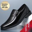 Men's Cowhide Leather Business Casual Shoes – Soft Sole Comfort | Canada & USA