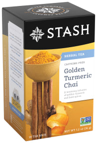 The Stash Tea Company - Golden Turmeric Chai (18bg)