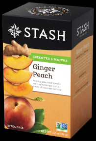 The Stash Tea Company - Ginger Peach (Matcha) (18bg)