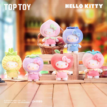 Sanrio Fruity Paradise Vinyl Plush Keychain Gift Blind Box (1 Random Box)