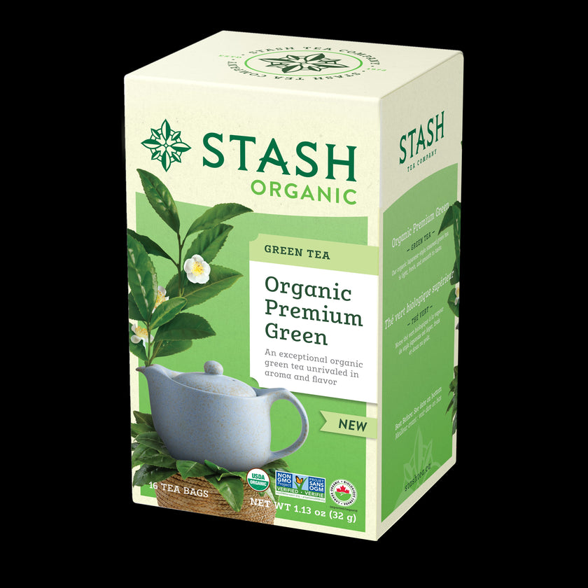 The Stash Tea Company - Organic Premium Green (16bg)