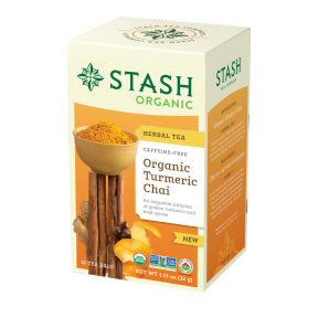 The Stash Tea Company - Organic Turmeric Chai (16bg)