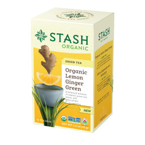 The Stash Tea Company - Organic Lemon Ginger (16bg)