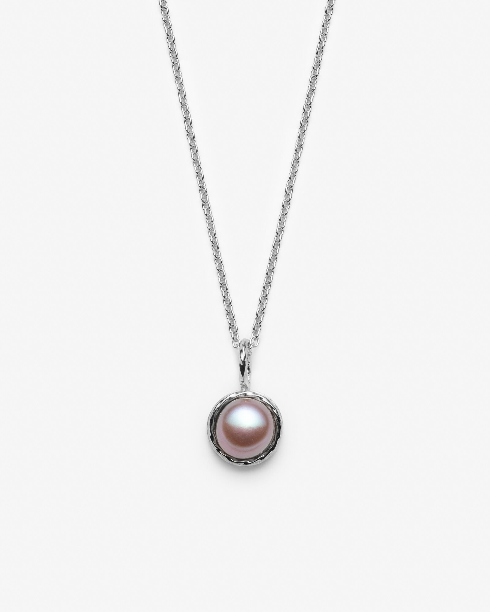 Collier avec perle rose - Perle d'eau douce naturelle