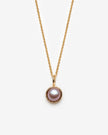 Collier avec perle rose - Perle d'eau douce naturelle