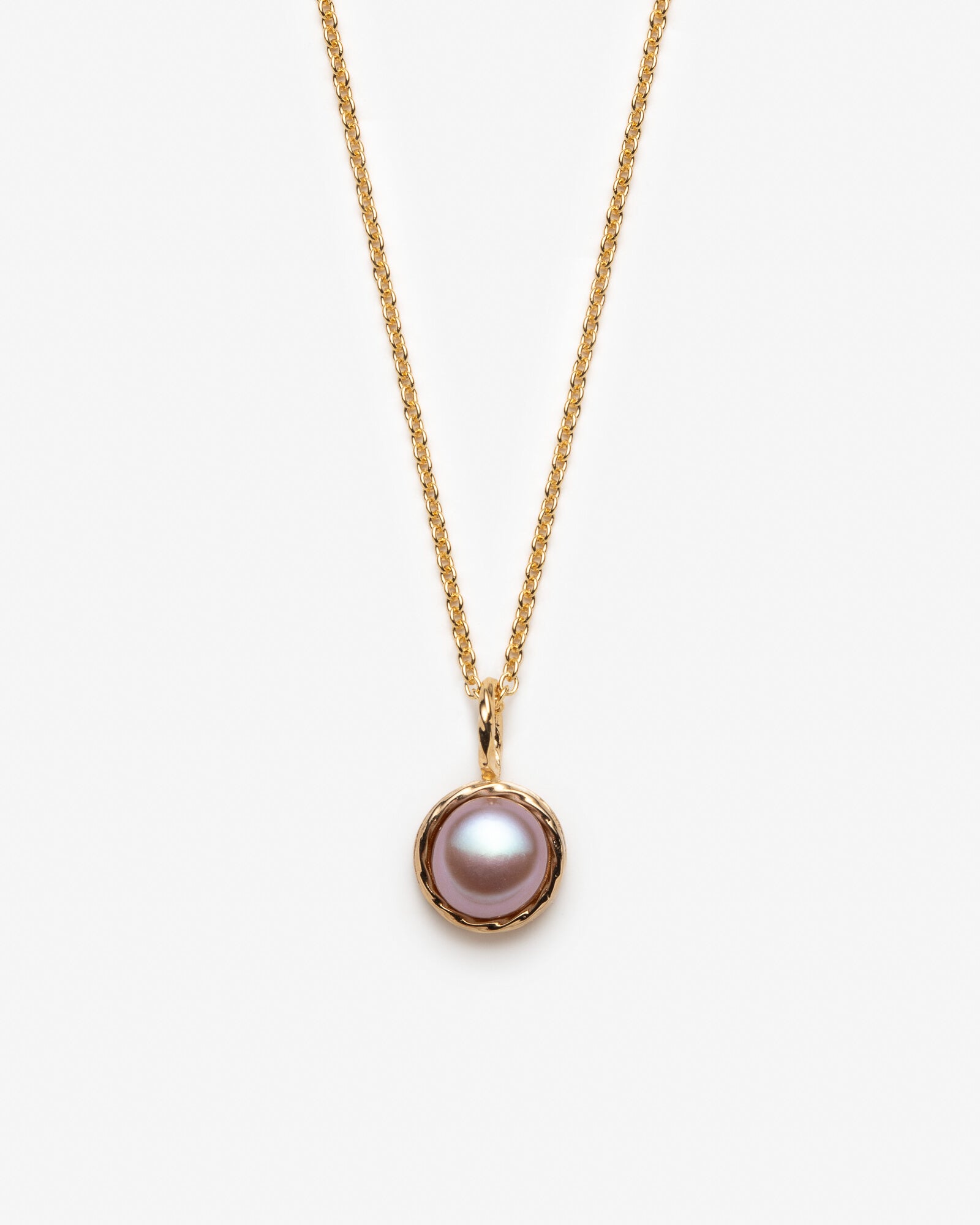 Collier avec perle rose - Perle d'eau douce naturelle