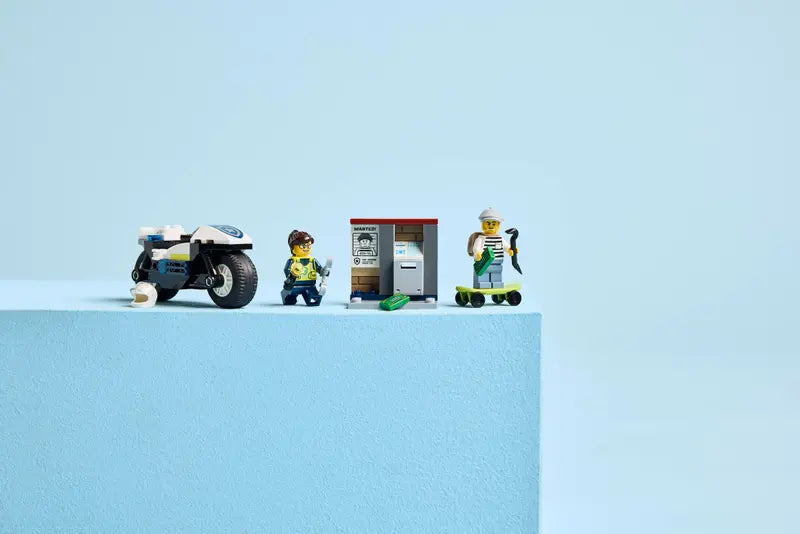 LEGO - 60455 - CITY - Poursuite à moto de la police - 65 pièces
