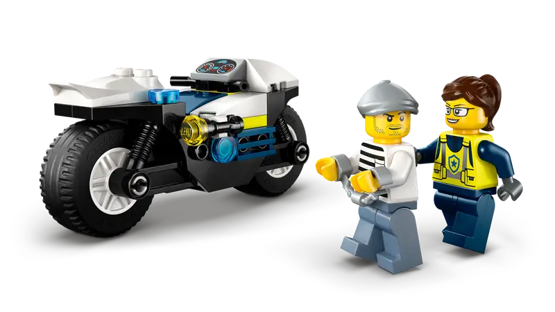 LEGO - 60455 - CITY - Poursuite à moto de la police - 65 pièces