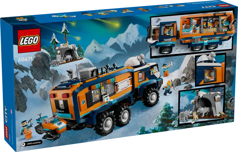 LEGO - 60471 - CITY - Arctic Explorer Science Lab Truck - 1064pcs