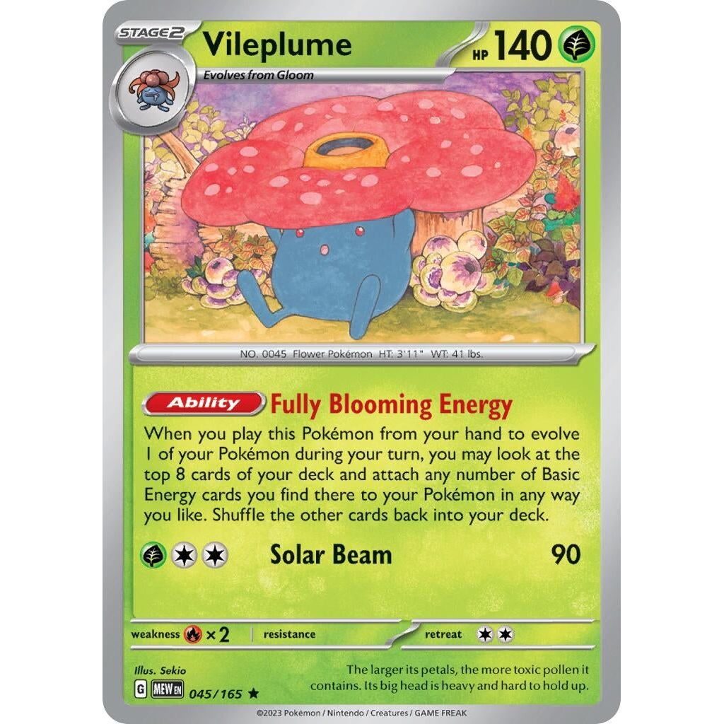 Vileplume (045/165) (PR)