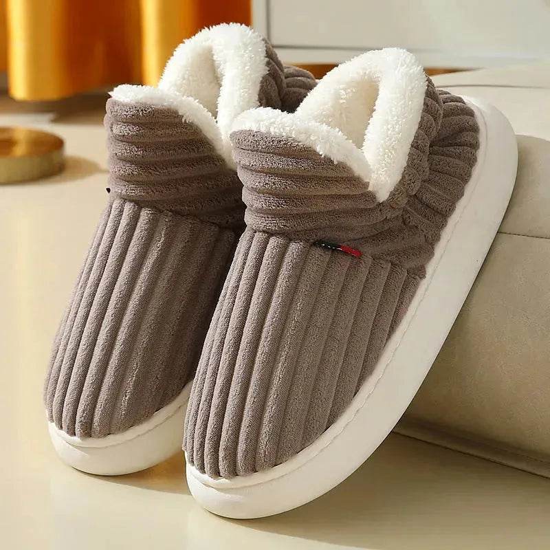 Winter Men's And Women's Same Style Cotton Slippers