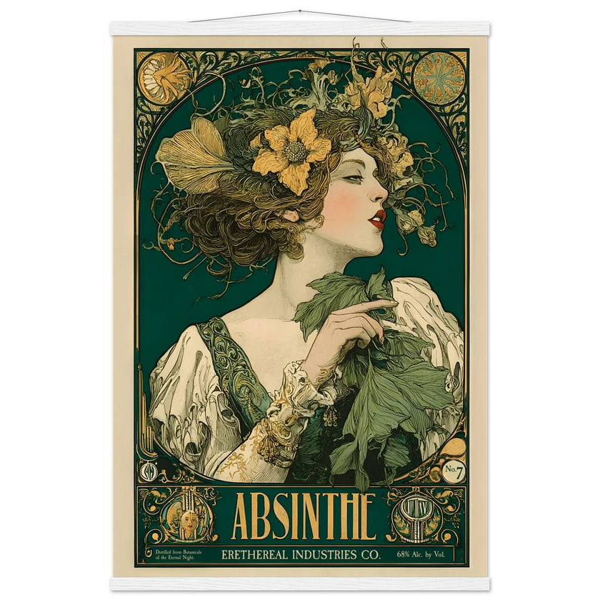 L’Absinthe d’Ombre - Poster & Framed Print