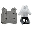 Distinguished Gentleman Two-Piece Dog Suit | Formal Dog Outfit Set