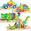 Fun Little Toys - 4-Pack Wooden Puzzles