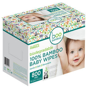Boo Bamboo - Baby Boo Wipes Box 800 Ct (10pk)