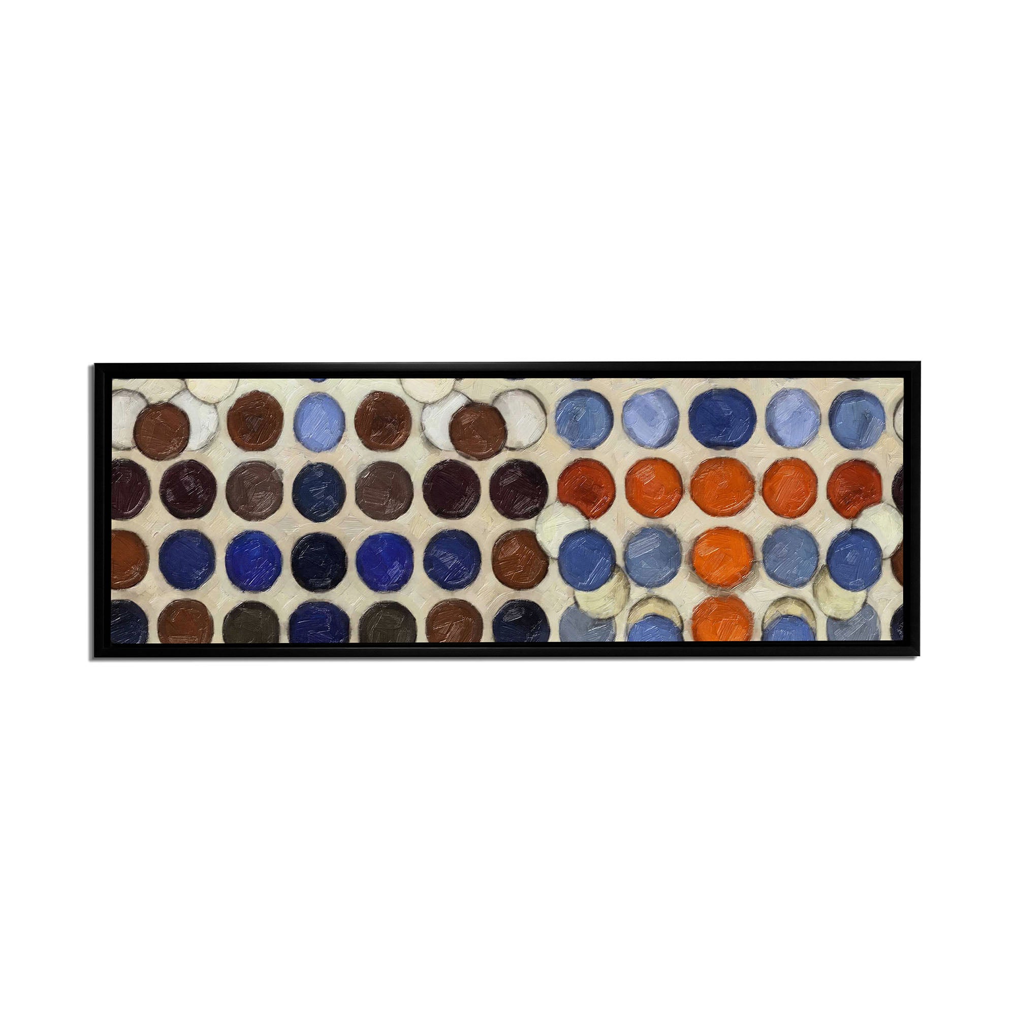 Palette of colors- Modern and abstract art- Large Canvas Wall Decor-RGB varnish