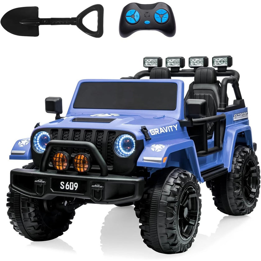 2026 24V Monster Jeep 2 Seater DELUXE Kids Ride On Car with Remote Control