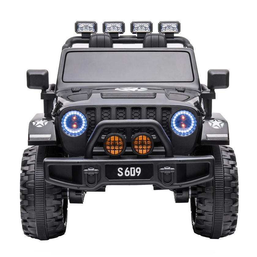 2026 24V Monster Jeep 2 Seater DELUXE Kids Ride On Car with Remote Control