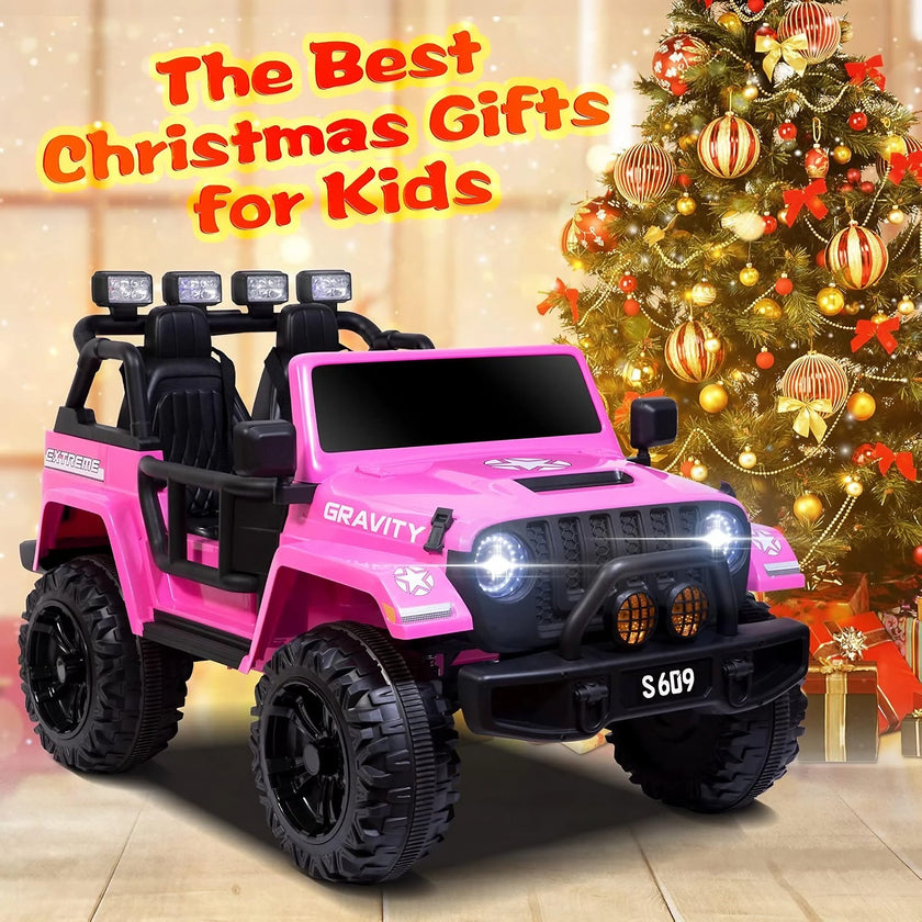 2026 24V Monster Jeep 2 Seater DELUXE Kids Ride On Car with Remote Control
