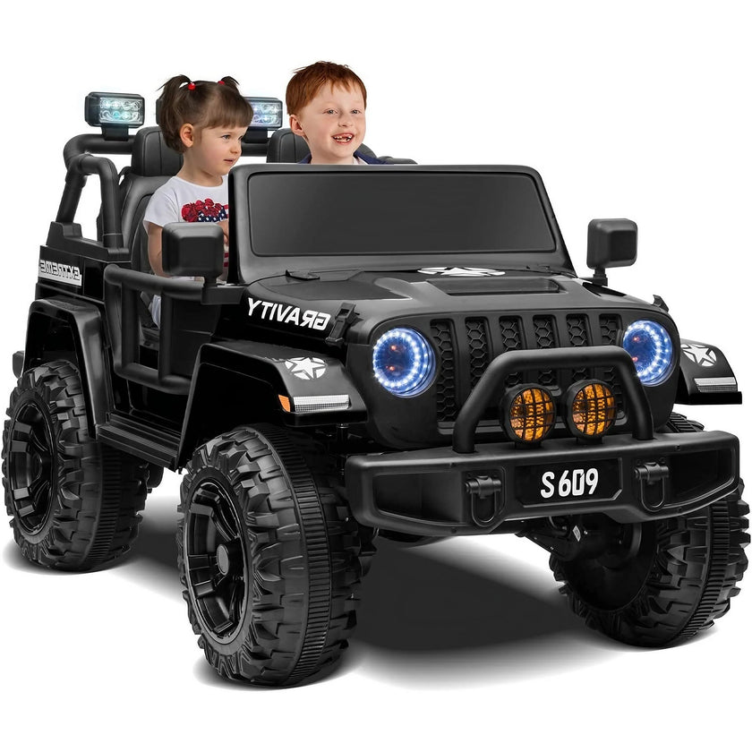 2026 24V Monster Jeep 2 Seater DELUXE Kids Ride On Car with Remote Control