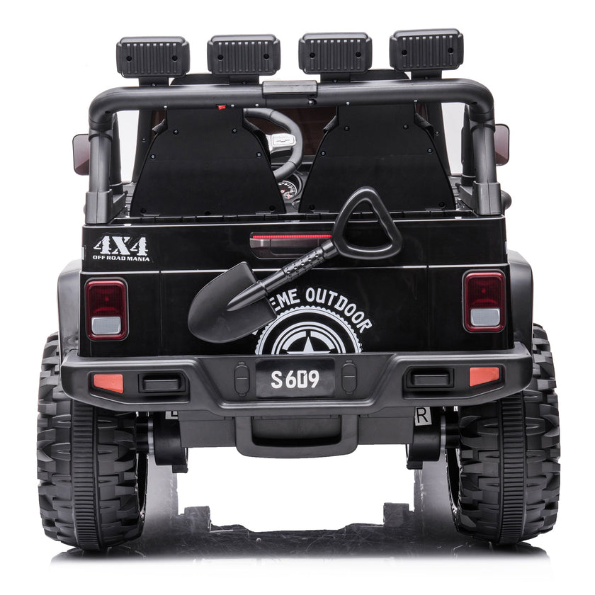 2026 24V Monster Jeep 2 Seater DELUXE Kids Ride On Car with Remote Control