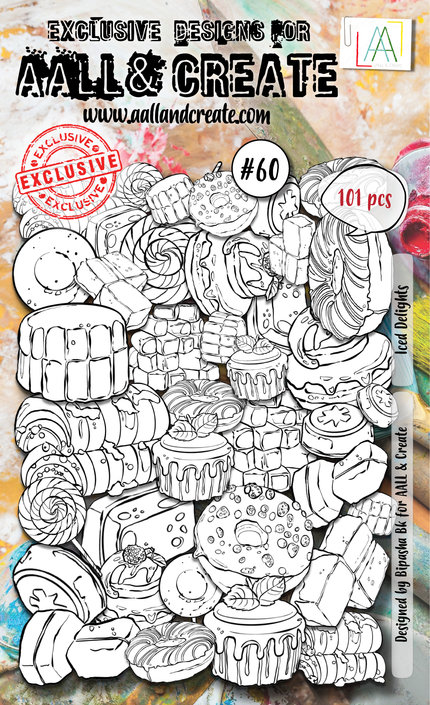 AALL and Create Ephemera Die-Cuts - Iced Delights