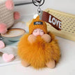 Cute Sleeping Doll Plush Doll Keychain Pendant Backpack Handbag Wallet Accessories