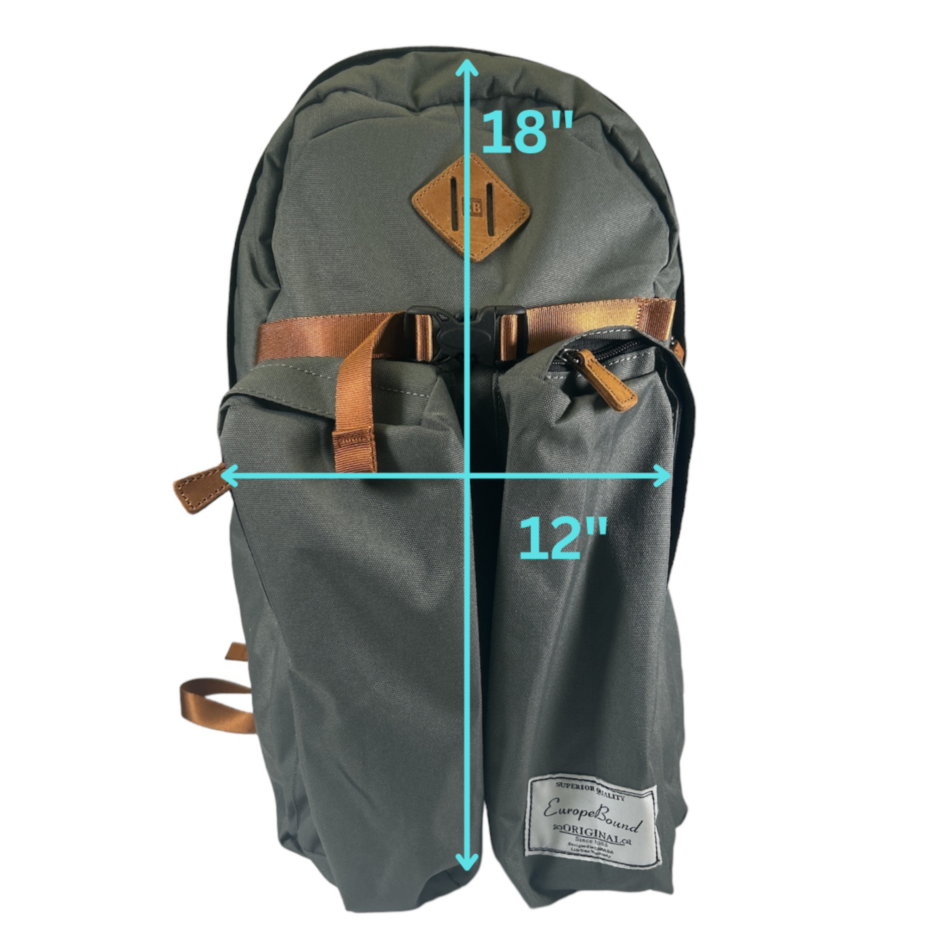 Europe Bound Day Hiker 32 L Day Pack for Urban and Outdoor Adventures
