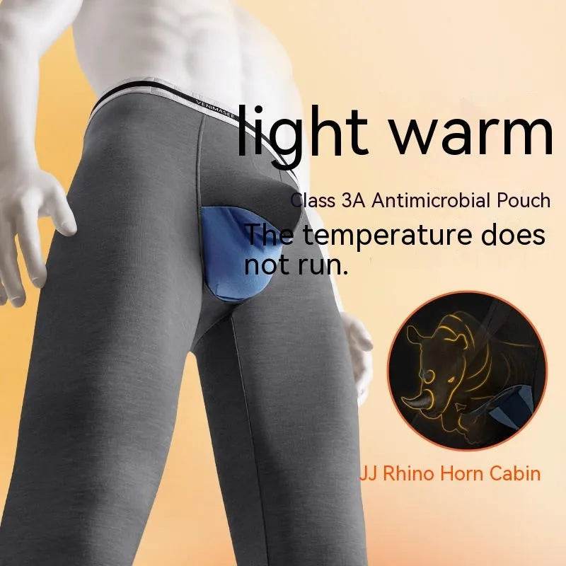 Rhinoceros Horn Big Bag Autumn Long John Pouch panties men's underwear