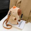Cute Capybara Doll Bag Girl Student Backpack