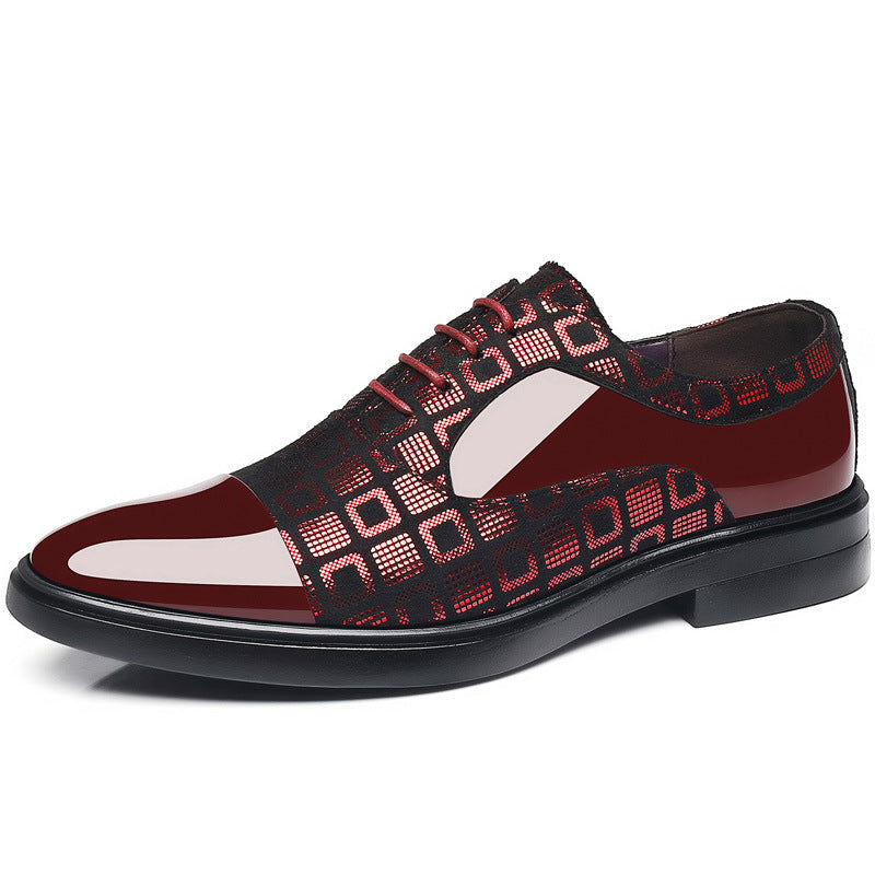 Men's Business PU Leather Shoes - Breathable Dress Shoes for Men Canada USA