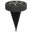 Solar Ground Lights with Ground Spike, 12 Pieces, Warm White