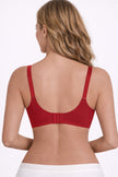 Women's Deep V Wireless Seamless Push-Up Bralette for Everyday and T-Shirt Wear
